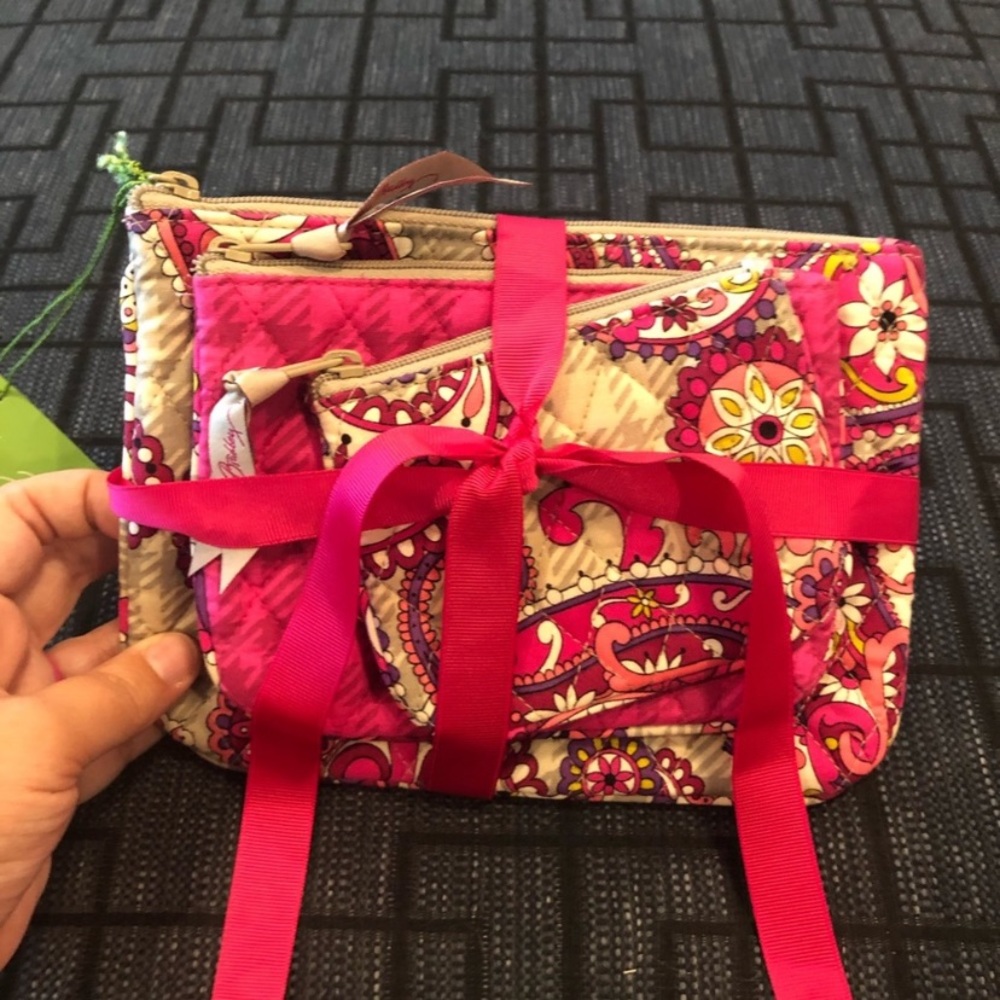 NWT Vera Bradley Cosmetic Trio Set